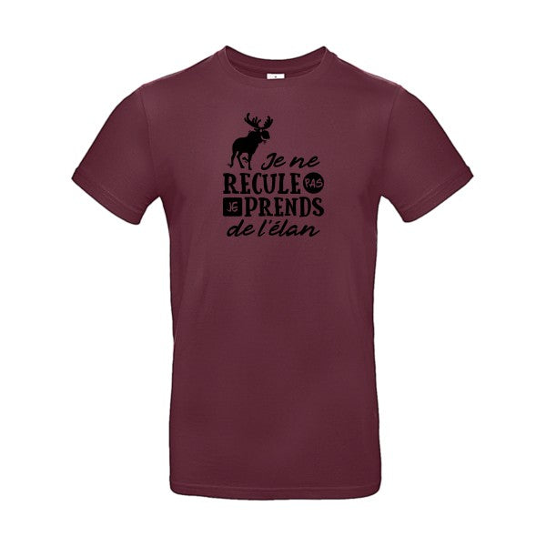 Prendre de l'élan Flex noir |E190 T-shirt|Burgundy||2XL