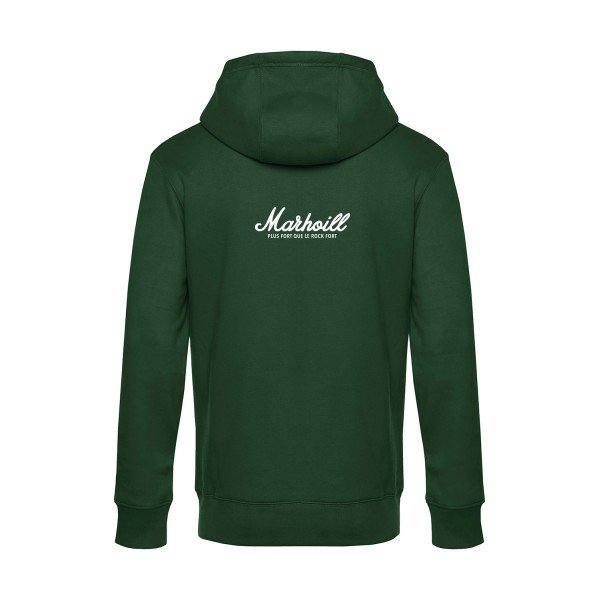 Rock-n-from- sweat shirt original Bottle Green flex Blanc impression Dos