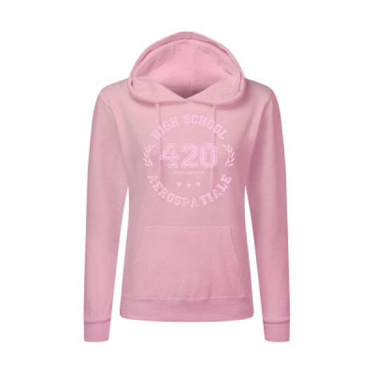 Very high school Rose |Sweat original à capuche Femme