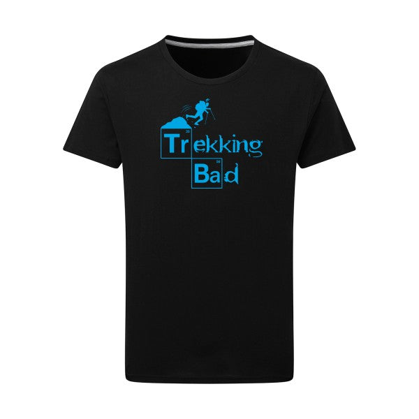 Trekking bad - Flex bleu clair Tshirt original Dark Black  4XL