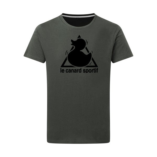 Canard Sportif noir -Flex noir sur T-shirt SG  Charcoal  5XL