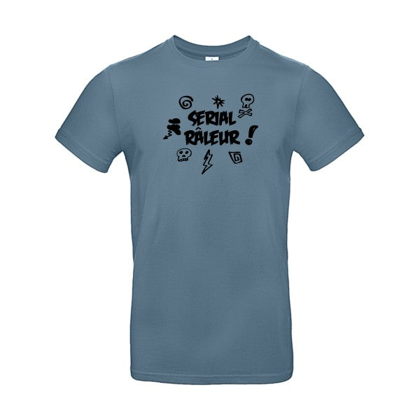 Serial râleurFlex noir- T-shirt E190|Stone Blue||2XL