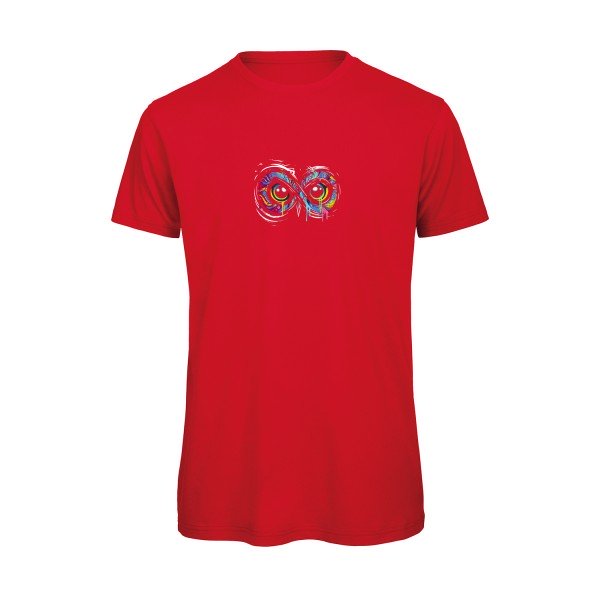 T-shirt humour original Infiniment Chouette T Shirt couleur Red