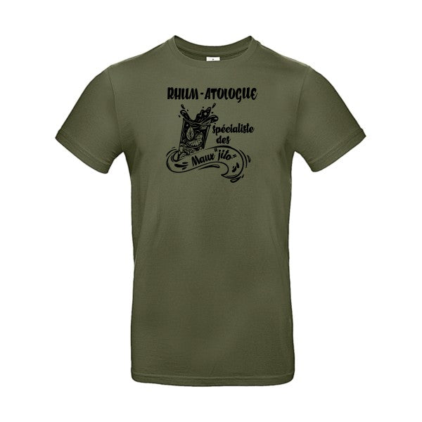 Rhum-atologue flex noir B&C - E190 T-shirt|Urban Khaki||2XL