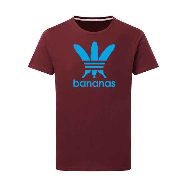 bananas - Flex bleu clair Tshirt original Burgundy  2XL