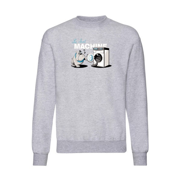 Le Chat Machine Fruit of the loom 280 g/m² Sweat shirt