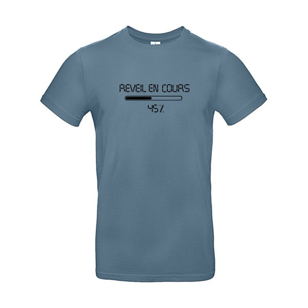 réveil en cours... loading...Flex noir - E190 T-shirt|Stone Blue||2XL