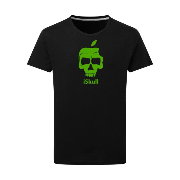 iSkull vert pomme -Flex vert pomme sur T-shirt SG  Dark Black  4XL