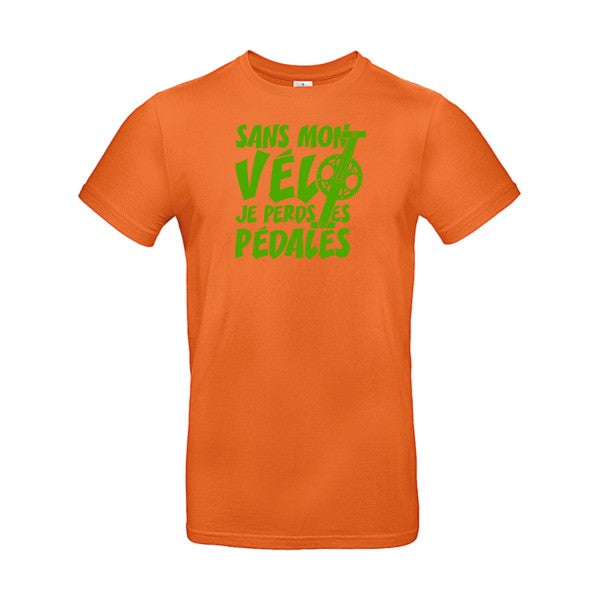 Sans mon vélo, je perds les pédales ! flex Vert pomme B&C - E190 T-shirt|Urban Orange||2XL