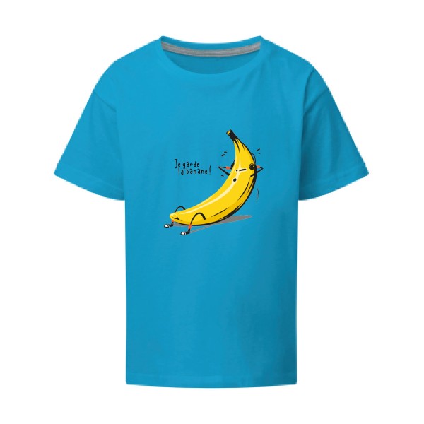 Je garde la banane ! SG - Kids T-shirt enfant Turquoise Taille 152 (11-12/2XL)
