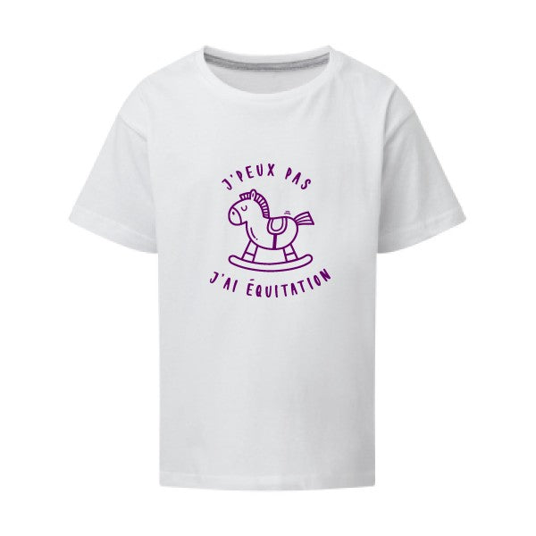 J peux pas j'ai équitation Flex Violet SG - Kids T-shirt enfant White Taille 152 (11-12/2XL)