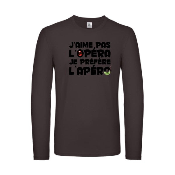 opérapéro B&C - E150 LSL T-shirt manches longues léger