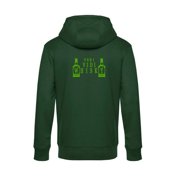 sweat à capuche homme original VENI VIDI WHISKY