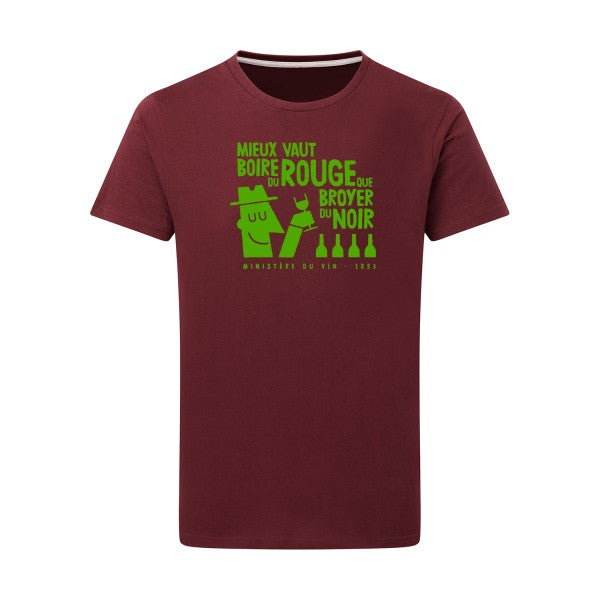 Mieux vaut vert pomme -Flex vert pomme sur T-shirt SG  Burgundy  2XL