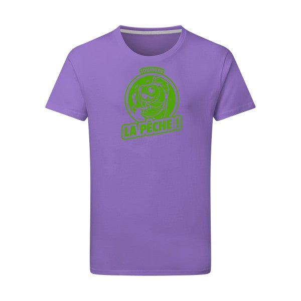 Toujours la pêche ! - Flex Vert pomme Tshirt original Aster Purple  2XL