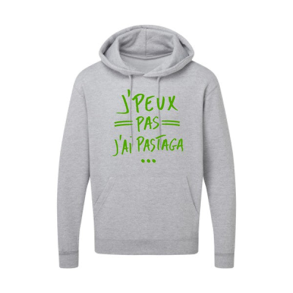 J'peux pas j'ai pastaga Vert pomme |Sweat capuche imprimé homme