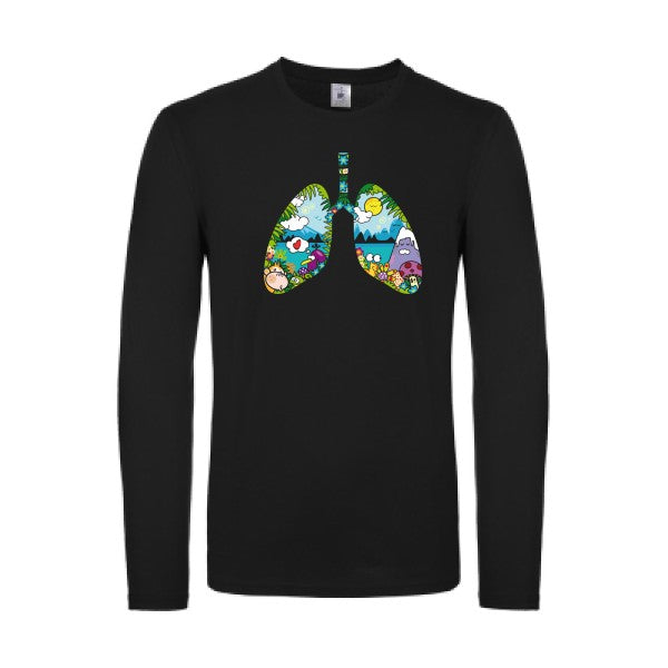 happy lungs B&C - E150 LSL T-shirt manches longues léger