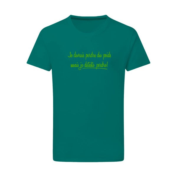 Né pour gagner vert pomme -Flex vert pomme sur T-shirt SG  Emerald Green  2XL