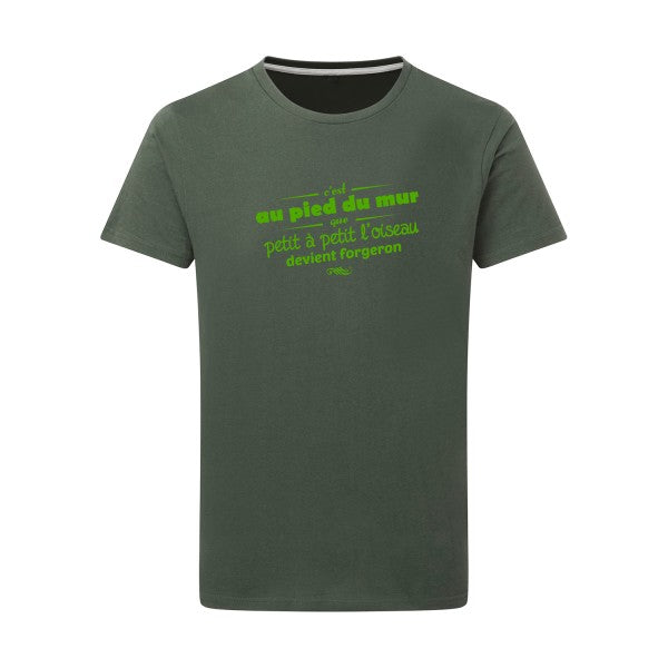 Proverbe à la con vert pomme -Flex vert pomme sur T-shirt SG  Thyme  2XL