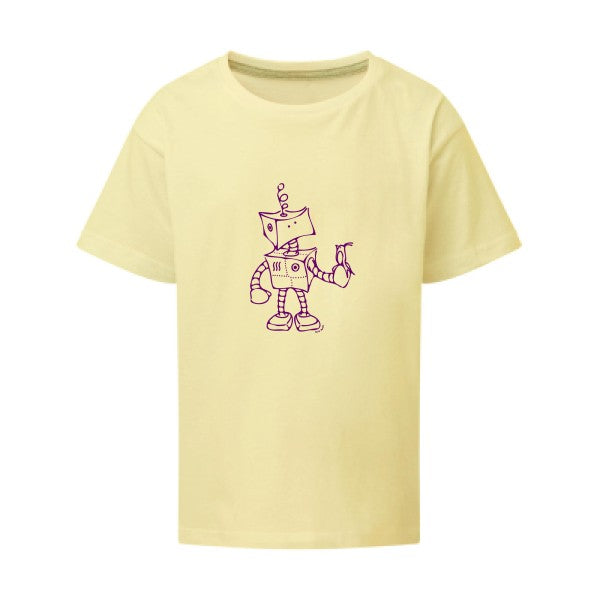 Robot & Bird Flex Violet SG - Kids T-shirt enfant Anise Flower Taille 152 (11-12/2XL)