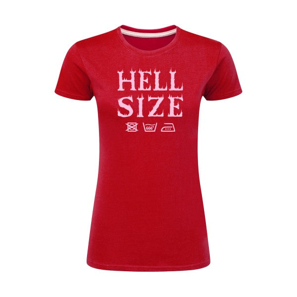 HELL SIZE ! Rose |T shirt original femme|SG