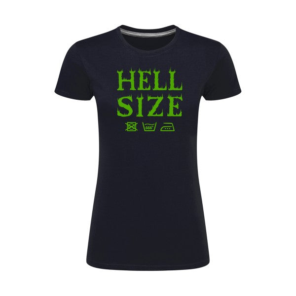 HELL SIZE ! Vert pomme |T shirt original femme|SG