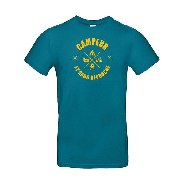 CAMPEUR...Flex jaune or- T-shirt E190|Diva Blue||2XL