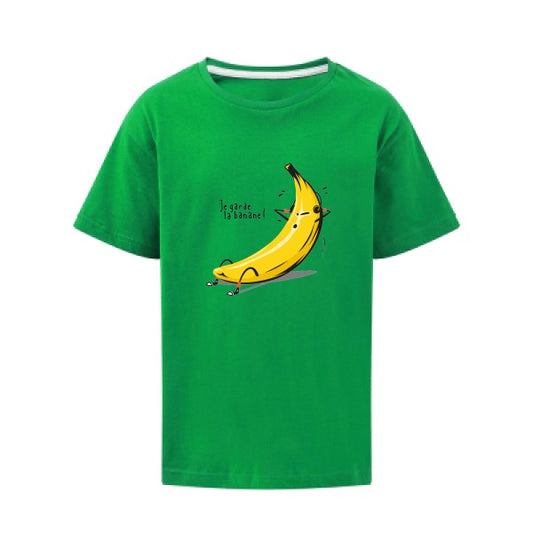 Je garde la banane ! SG - Kids T-shirt enfant Kelly Green Taille 140 (9-10/XL)