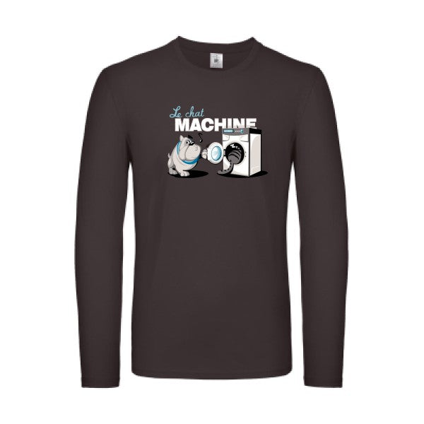 Le Chat Machine B&C - E150 LSL T-shirt manches longues léger