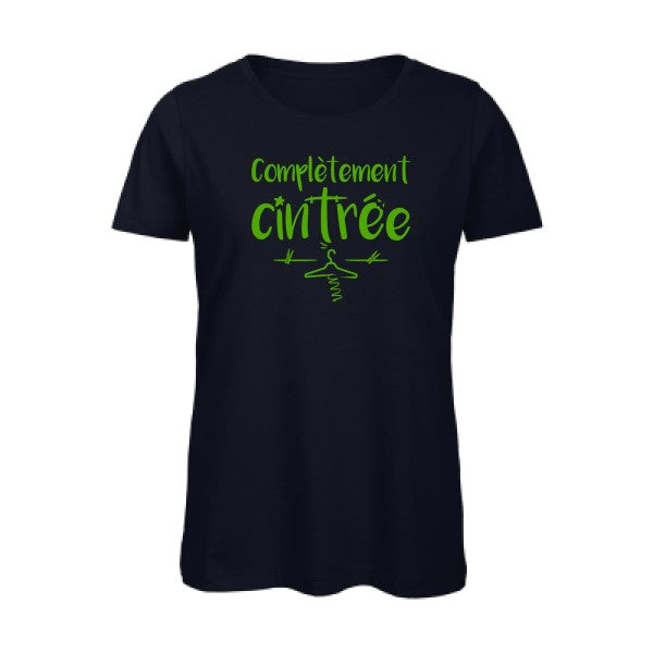 T shirt humour bio femme   femme bio|ComplÃ¨tement cintrÃ© Vert pomme 