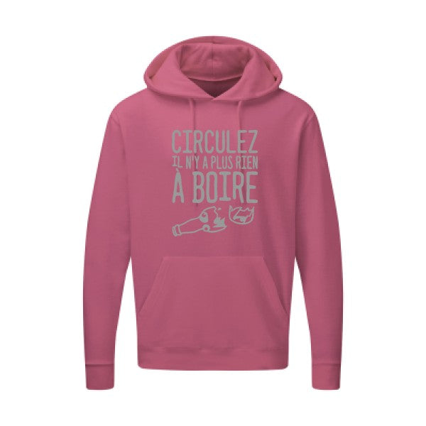 Circulez il n'y a plus rien à boire Gris SG - Hooded Sweatshirt Sweat capuche