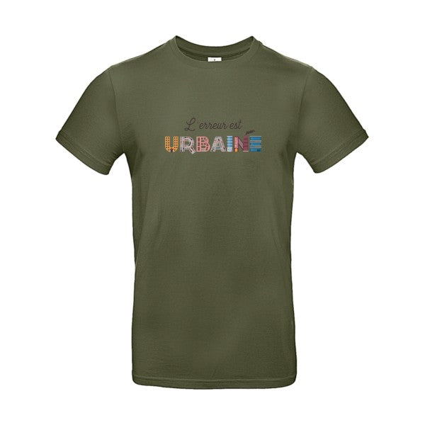 L'erreur est urbaine |T SHIRT Humoristique Homme