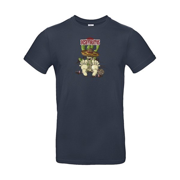 T-shirt humour original Deshydratos T Shirt couleur Navy
