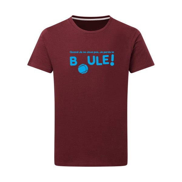 Perdre la boule ! - Flex bleu clair Tshirt original Burgundy  2XL