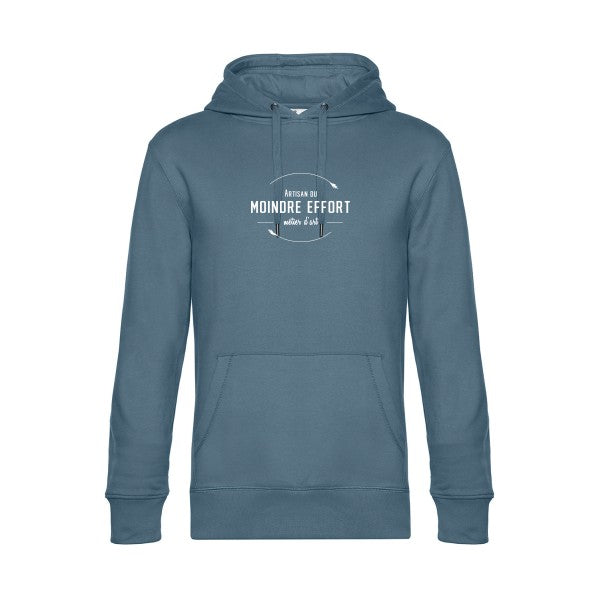 Artisan-du-moindre-effort sweat shirt original nordic blue flex Blanc impression Face