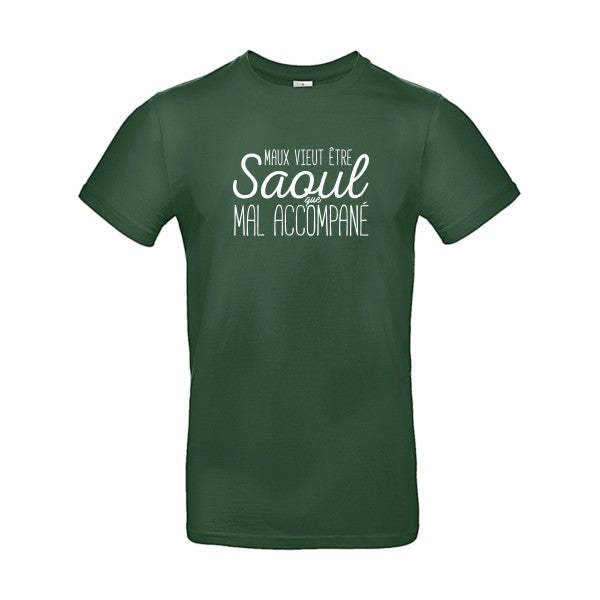 Maux vieut être SaoulFlex Blanc - E190 T-shirt|Bottle Green||2XL