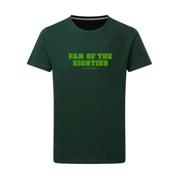 Fan of the eighties vert pomme -Flex vert pomme sur T-shirt SG  Bottle Green  2XL