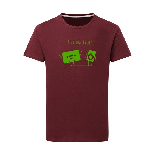 I m your father vert pomme -Flex vert pomme sur T-shirt SG  Burgundy  2XL