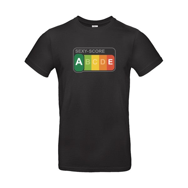 T-shirt humour original Sexy Score T Shirt couleur Black
