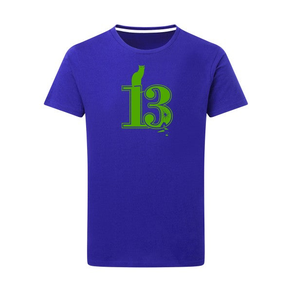 Superstition vert pomme -Flex vert pomme sur T-shirt SG  Royal Blue  5XL