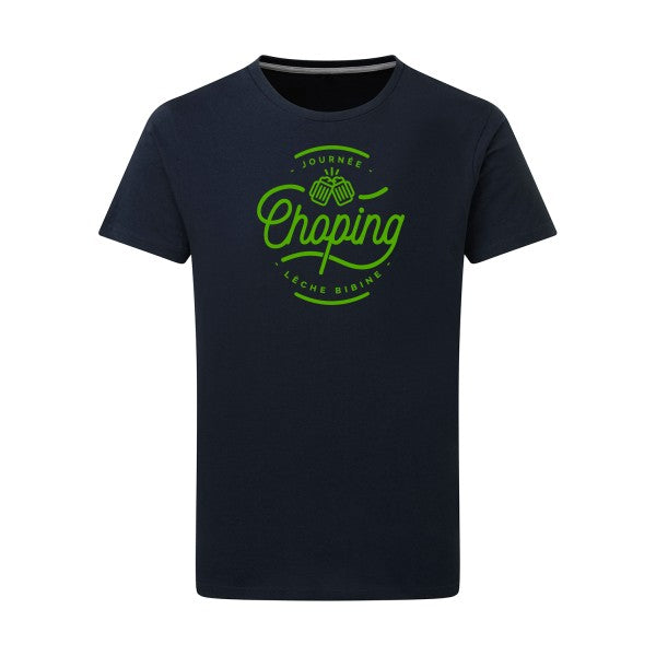 Journée Choping - Flex Vert pomme Tshirt original Navy  5XL