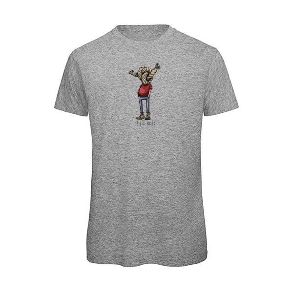 T-shirt humour original Tete De Nœud T Shirt couleur Sport Grey