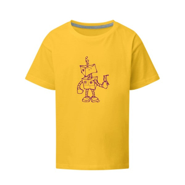 Robot & Bird Flex Violet SG - Kids T-shirt enfant sunflower Taille 140 (9-10/XL)