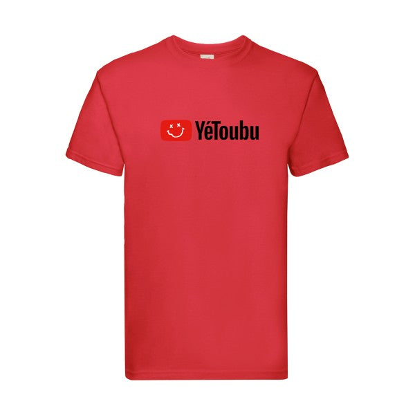 YéToubu Fruit of the loom 205 g/m² T-shirt/ Red