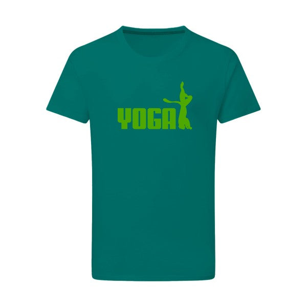 YOGA vert pomme -Flex vert pomme sur T-shirt SG  Emerald Green  2XL