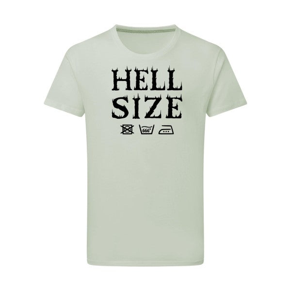 HELL SIZE ! - Flex noir Tshirt original Pastel Macchiato  2XL