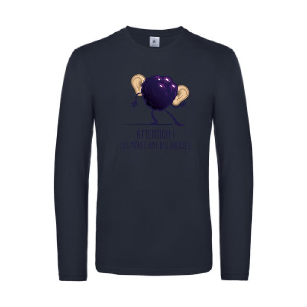 mures-t-shirt-manches-longues-original-humour -Navy
