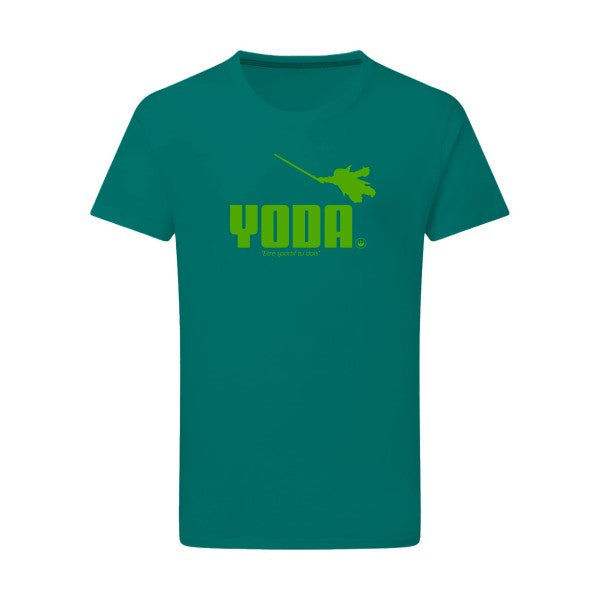 Yoda vert pomme -Flex vert pomme sur T-shirt SG  Emerald Green  2XL