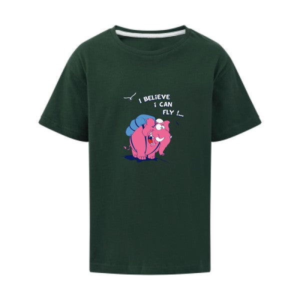 Just believe you can fly  SG - Kids T-shirt enfant Bottle Green Taille 152 (11-12/2XL)