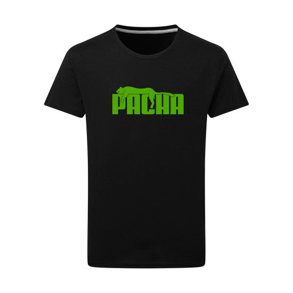 Pacha vert pomme -Flex vert pomme sur T-shirt SG  Dark Black  4XL